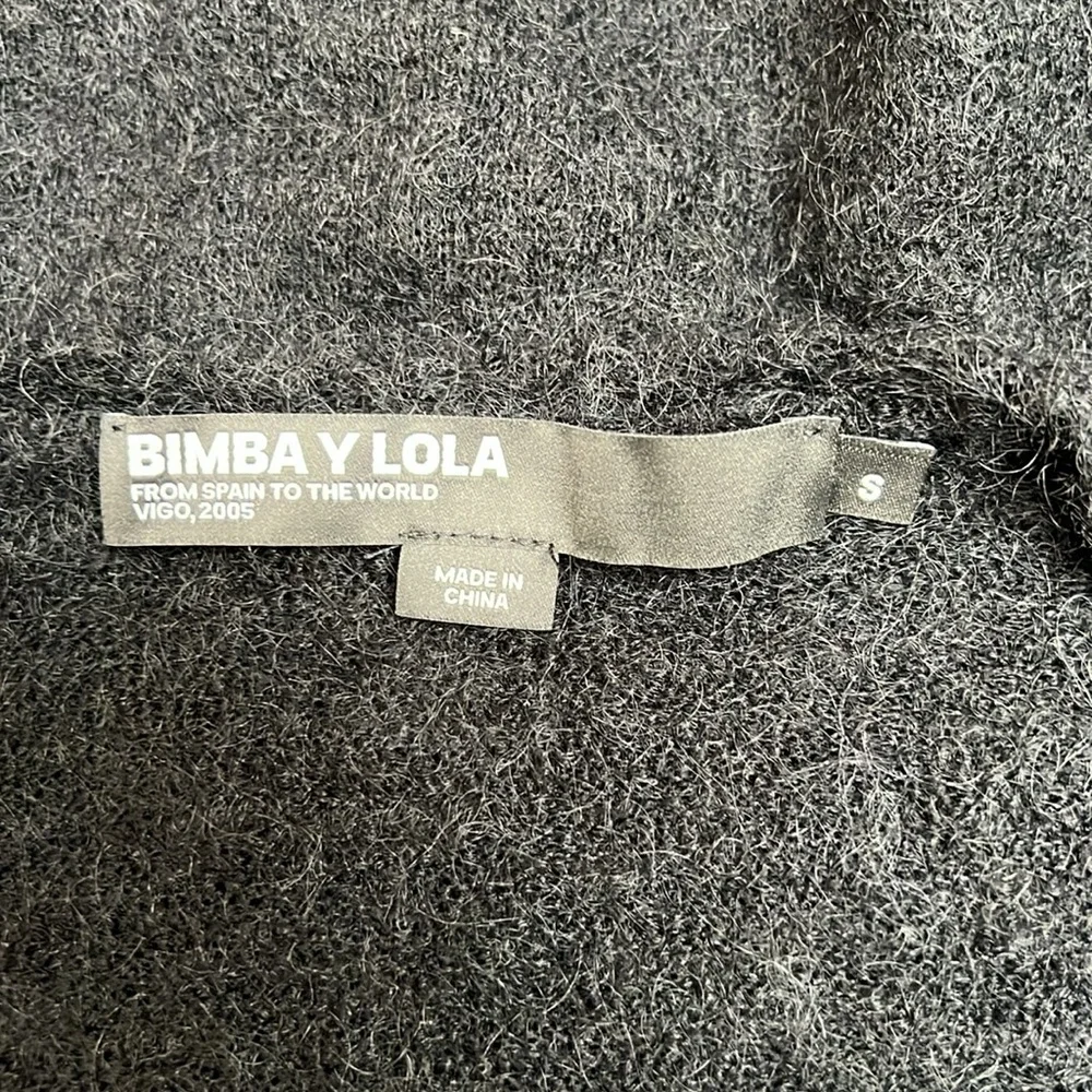 Bimba Y Lola Logo Embroidered V-Neck Jumper Sweater